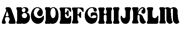 Bropie Regular Font UPPERCASE