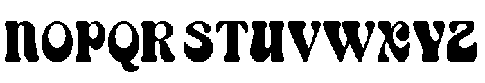 Bropie Regular Font UPPERCASE