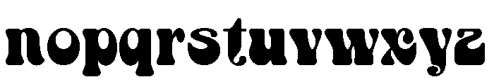Bropie Regular Font LOWERCASE