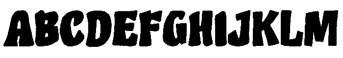 Bros Pops Regular Font UPPERCASE