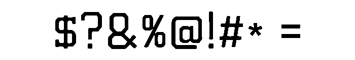 Brosen Font OTHER CHARS