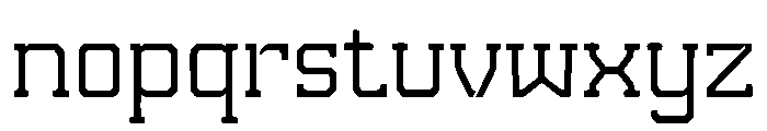 Brosen Font LOWERCASE