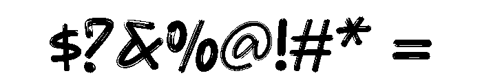 BrosnoirsExtras-Regular Font OTHER CHARS