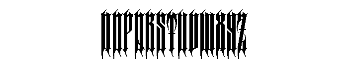 Brother Black Metal Regular Font UPPERCASE