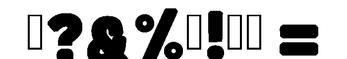 Brother Bold Regular Font OTHER CHARS
