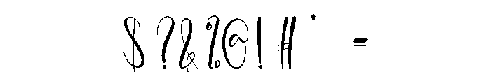 Brother Easter Font OTHER CHARS