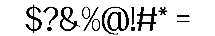 Brother Forever Regular Font OTHER CHARS
