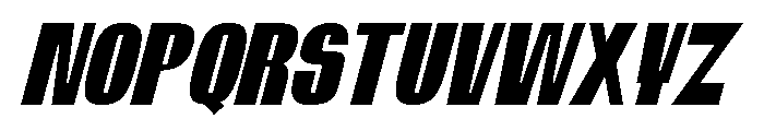 Brovan Forge Italic Font UPPERCASE