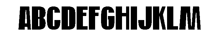 Brovan Forge Regular Font UPPERCASE