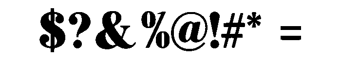 Brovell Font OTHER CHARS