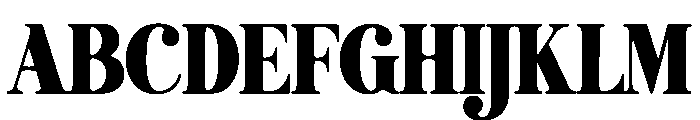 Brovell Font UPPERCASE
