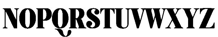Brovell Font UPPERCASE
