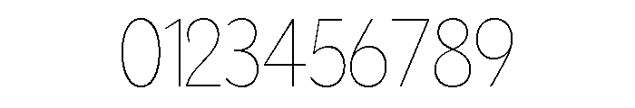 Browmtern Thin Font OTHER CHARS