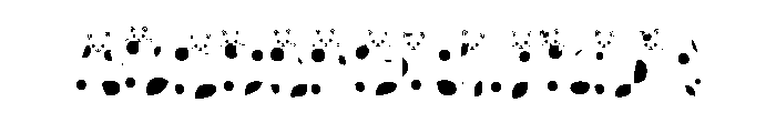 Brown Cat Font UPPERCASE