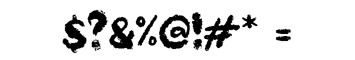 Brown Chocolate Font OTHER CHARS