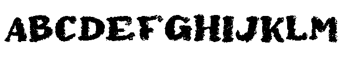 Brown Chocolate Font UPPERCASE