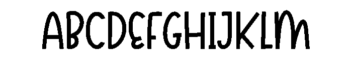 Brown Maple Bold Font UPPERCASE