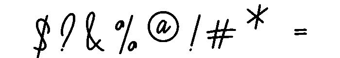 Brown Maple Script Font OTHER CHARS