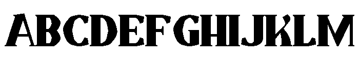 Brown Today Font UPPERCASE