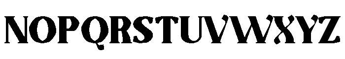 Brown Today Font UPPERCASE