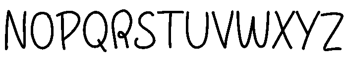 Brown sunrise Font UPPERCASE