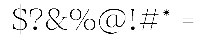 Browne de Calvin Variable Font OTHER CHARS