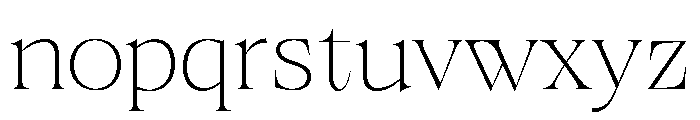 Browne de Calvin Variable Font LOWERCASE