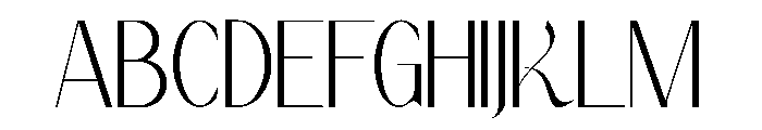 Browridge Font UPPERCASE