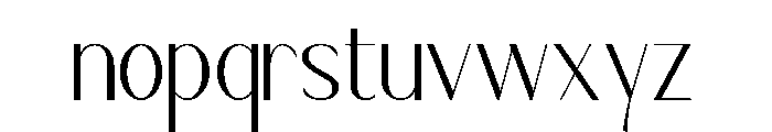 Browridge Font LOWERCASE