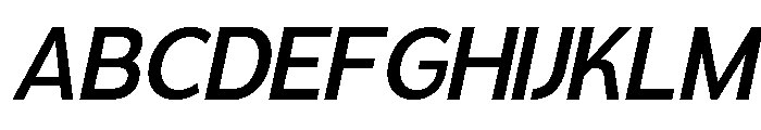 Broxide Italic Font UPPERCASE