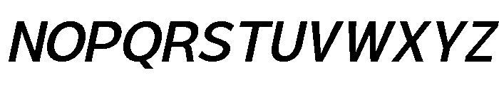 Broxide Italic Font UPPERCASE
