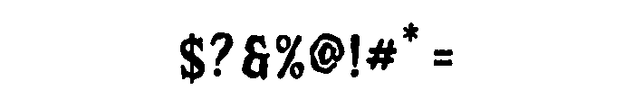 Brozier-Regular Font OTHER CHARS