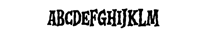 Brozier-Regular Font UPPERCASE