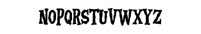 Brozier-Regular Font UPPERCASE