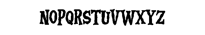 Brozier-Regular Font LOWERCASE