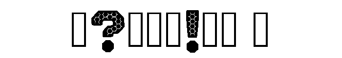 Bruce Regular Font OTHER CHARS