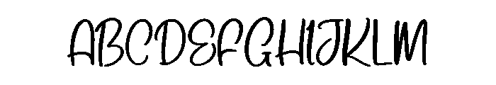 Bruchy Font UPPERCASE