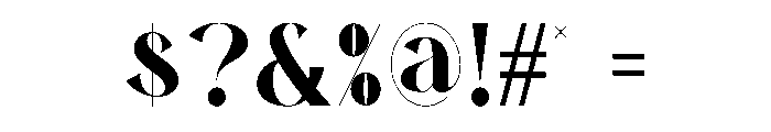 Brukle Font OTHER CHARS
