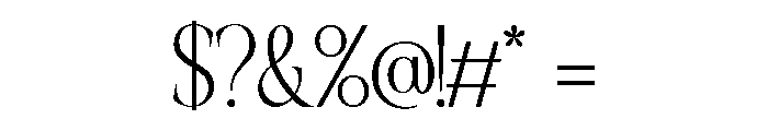 BruneMagery-Regular Font OTHER CHARS