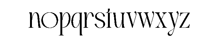 BruneMagery-Regular Font LOWERCASE