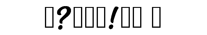 Bruni Regular Font OTHER CHARS