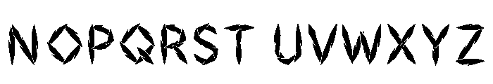 Bruno Regular Font LOWERCASE