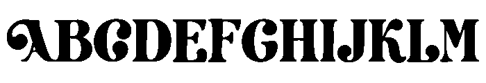 Bruno Vibes Font UPPERCASE