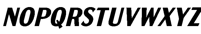Brunson-Oblique Font UPPERCASE