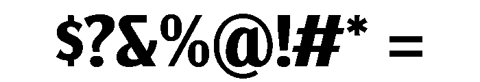 Brunson-Regular Font OTHER CHARS