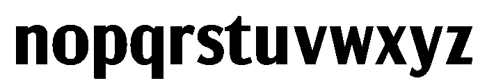 Brunson-Regular Font LOWERCASE