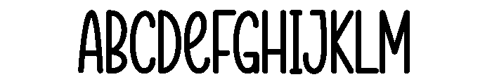 Brusella Font UPPERCASE