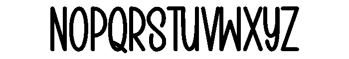 Brusella Font UPPERCASE
