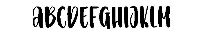 Brush Alphabet FONT