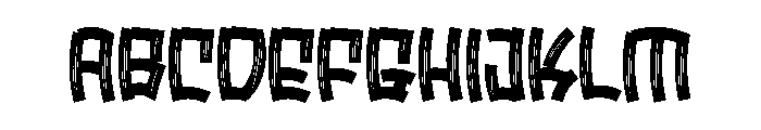 Brush Batman Font UPPERCASE